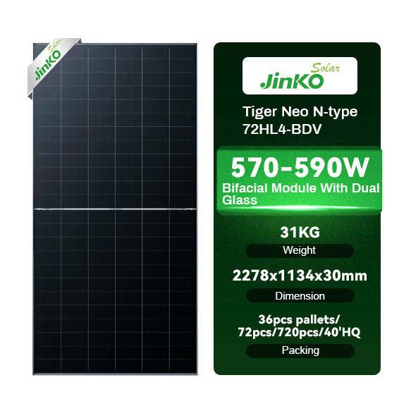 Jinko 625 watt Solar